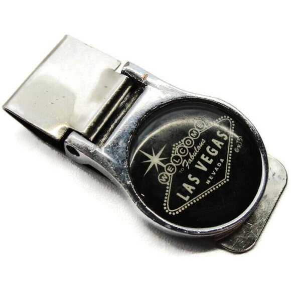 Money Clip Welcome to Fabulous Las Vegas Money Clip Stainless Steel - Picture 1 of 8